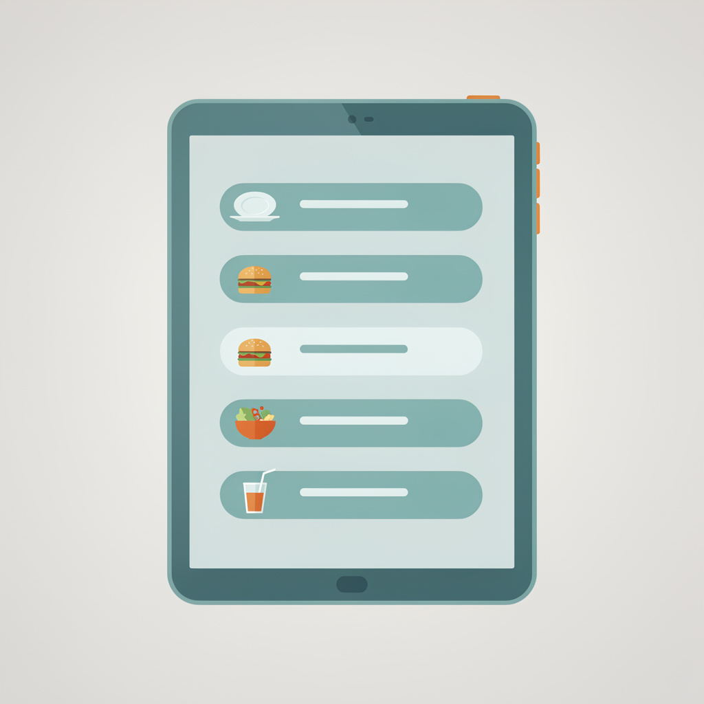 Digital menu